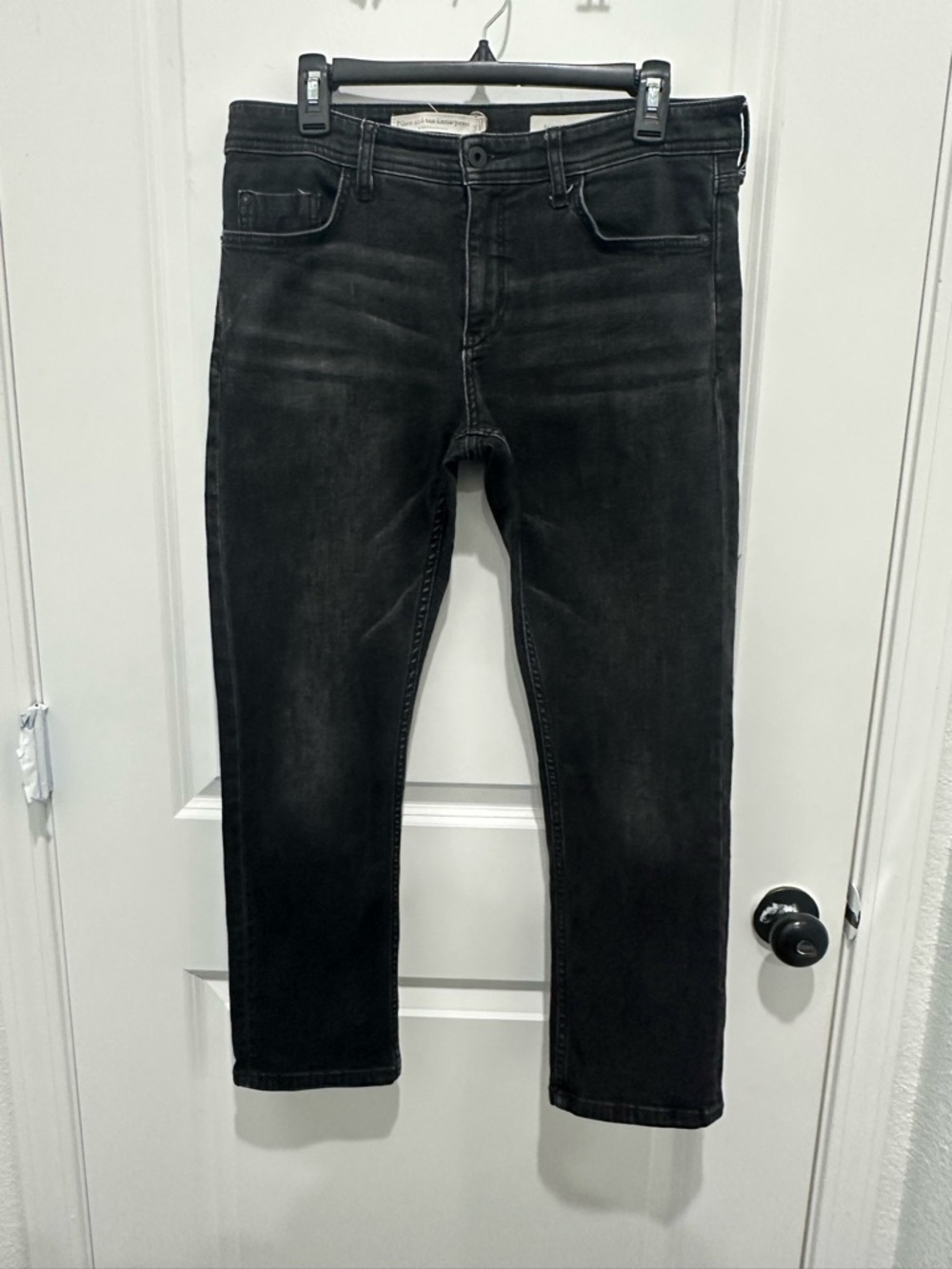 Anthropologie Pilcro Slim Straight Black Jeans